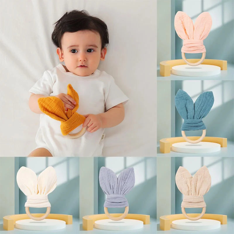 Organic Cotton Baby Nursing Bib and Blanket