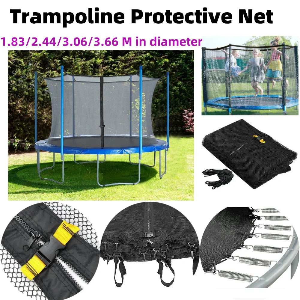 Trampoline Protective Net Nylon Trampoline for Kids Children Jumping Pad Safety Net Protection Guard Outdoor Supplies