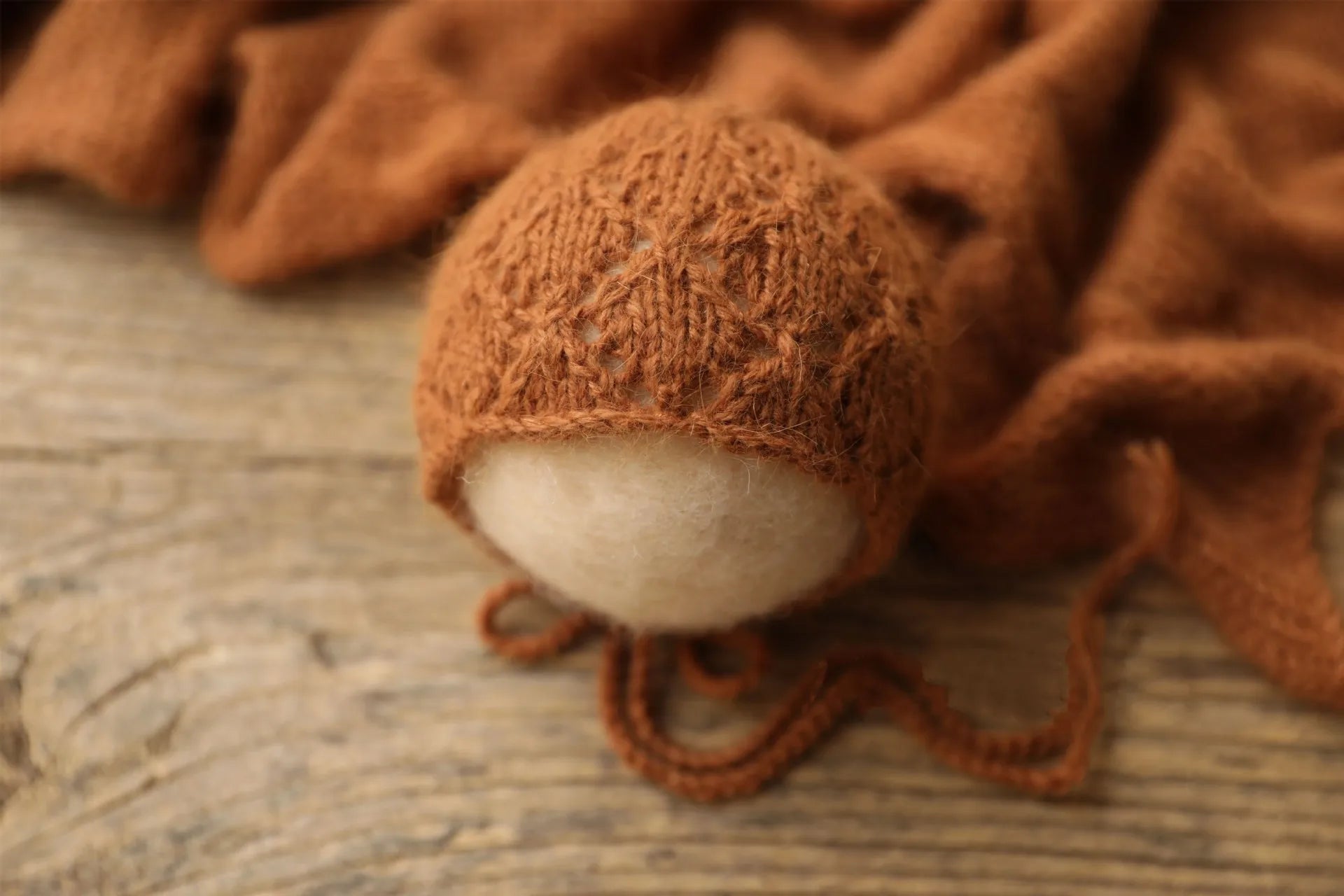 2023Newborn fuzzy wrap for baby photography props,handmade soft blanket for newborn prop