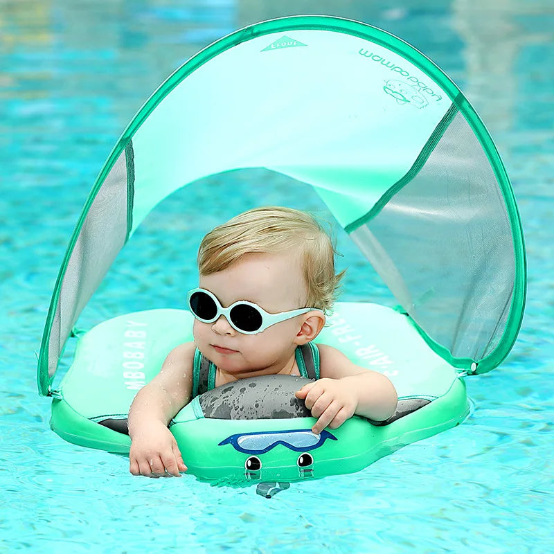 Newborn Baby Float Board New Baby Swimming Floating Toy Lying Around The Waist Solid Float Board Non-inflatable Toys