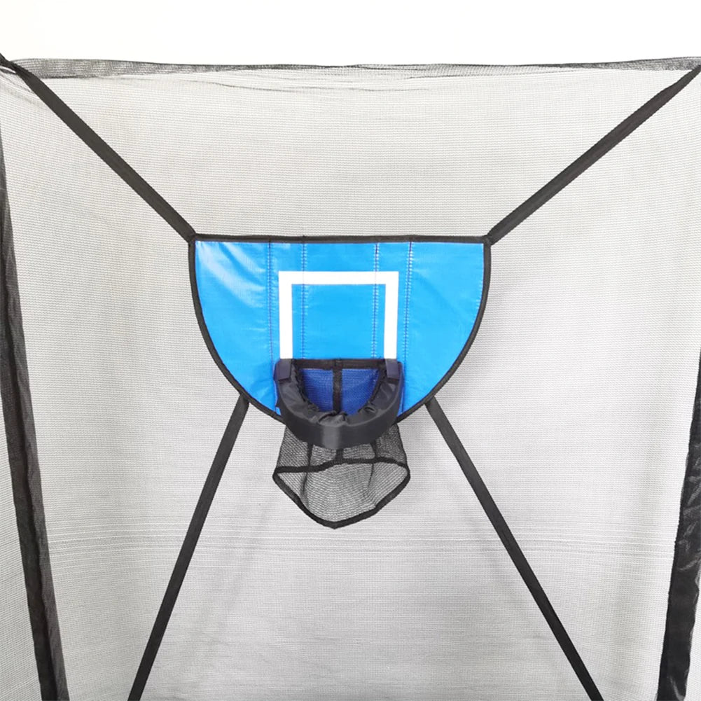 Trampoline Basketball Hoop with Pump and Mini Ball Kids Sport Games Easy To Assemble for Trampoline and All Ages