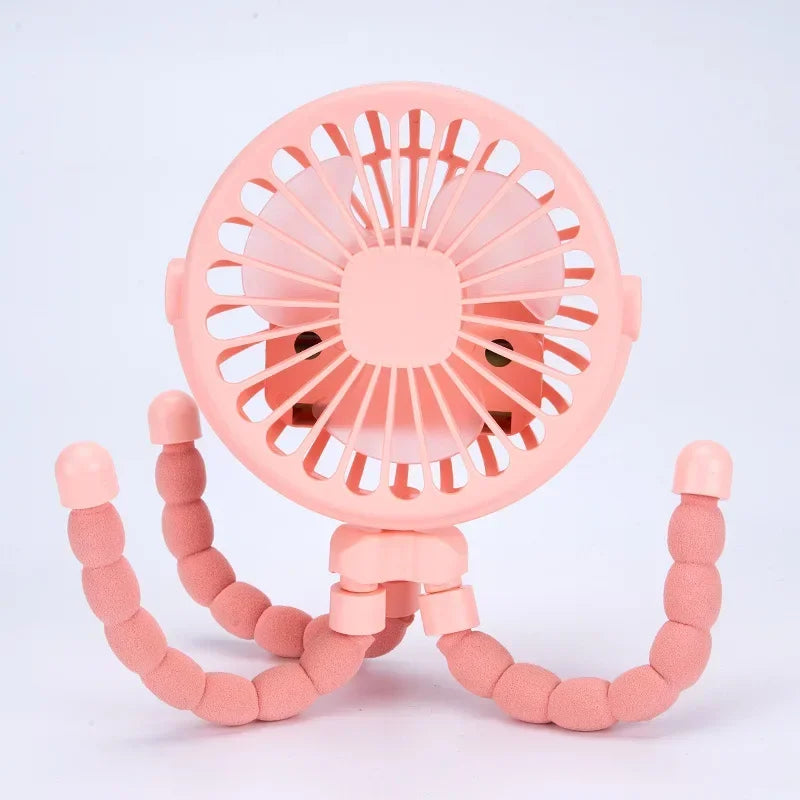Mini Portable Baby Stroller Fan USB