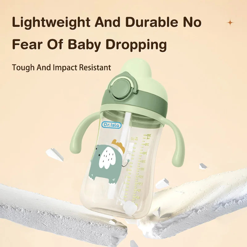 Baby Straw Bottle – 300ml BPA-Free
