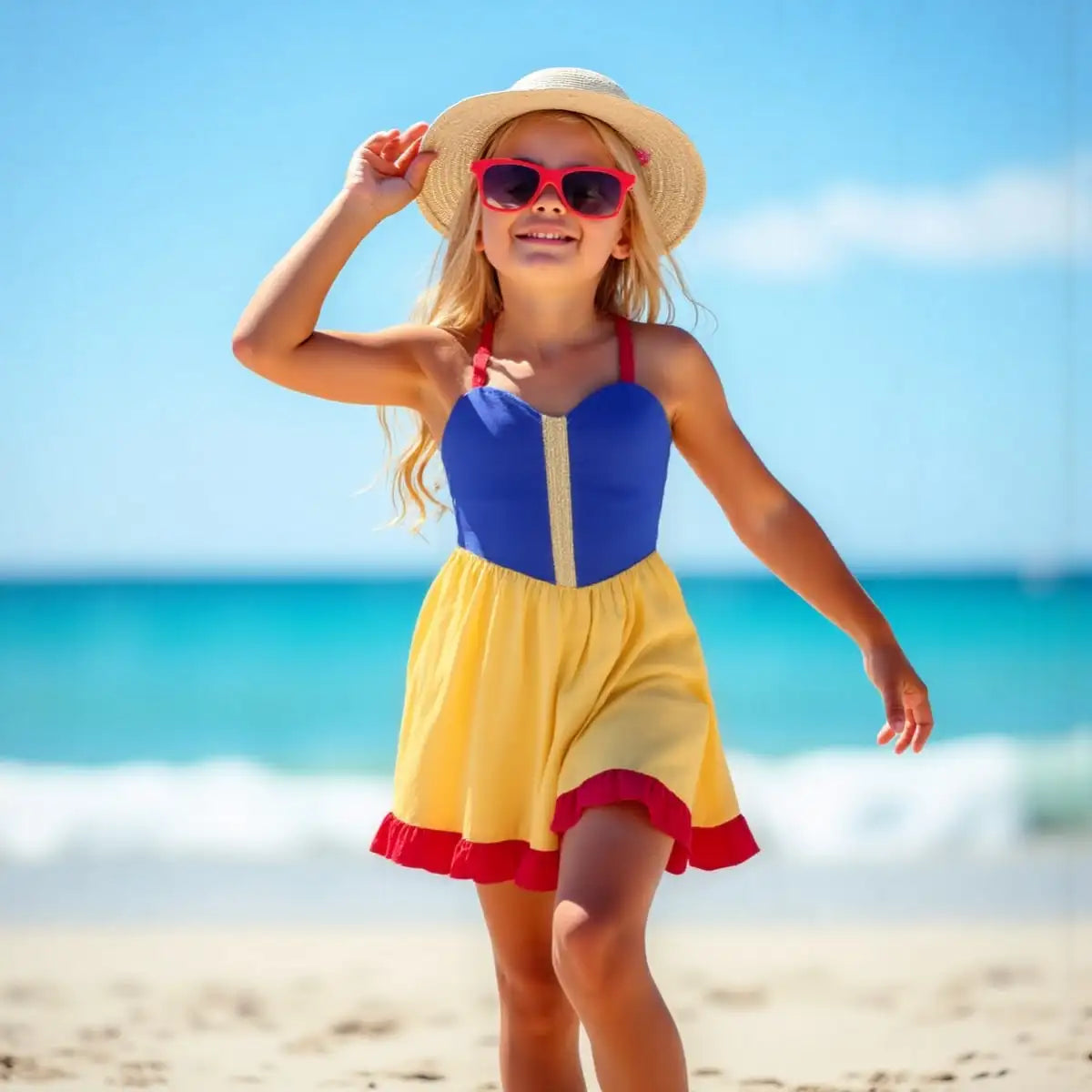 2-10yrs Children's Fashion Dresses Barbi White Snow Moana Dress Girls Casual Outfits Kids Princess Dress For Girls Slings Skirt