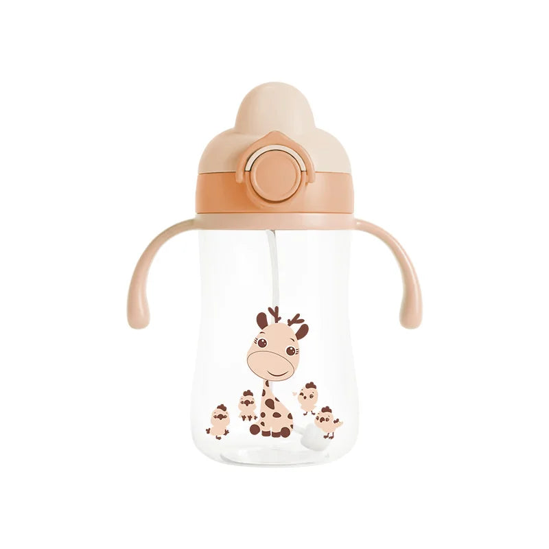 Baby Straw Bottle – 300ml BPA-Free