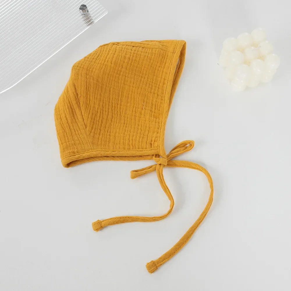 Newborn Cap Child  Lacing Babies Knitted Cotton Solid Color cute Hat  Mother and Kids Supplies Baby Hats & Caps for 0-24 Months