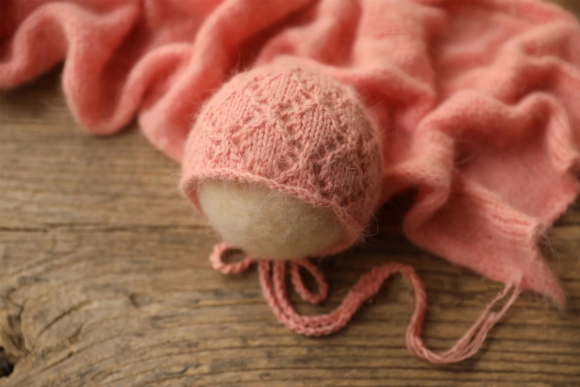 2023Newborn fuzzy wrap for baby photography props,handmade soft blanket for newborn prop