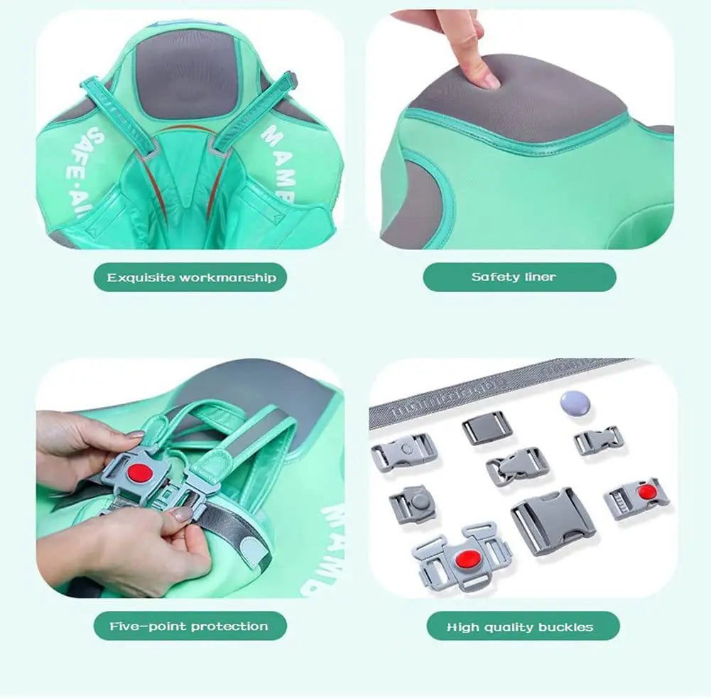 Newborn Baby Float Board New Baby Swimming Floating Toy Lying Around The Waist Solid Float Board Non-inflatable Toys