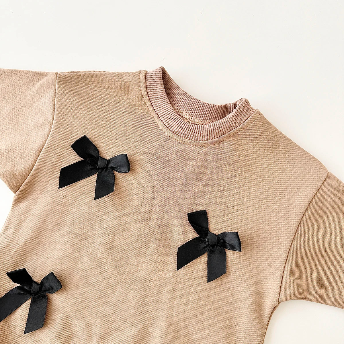 Newborn Baby Girl Clothes Bow Infant Jumpsuit Spring Autumn Babygrow Romper Cotton Kids Toddler Children Clothing 0-18 Months