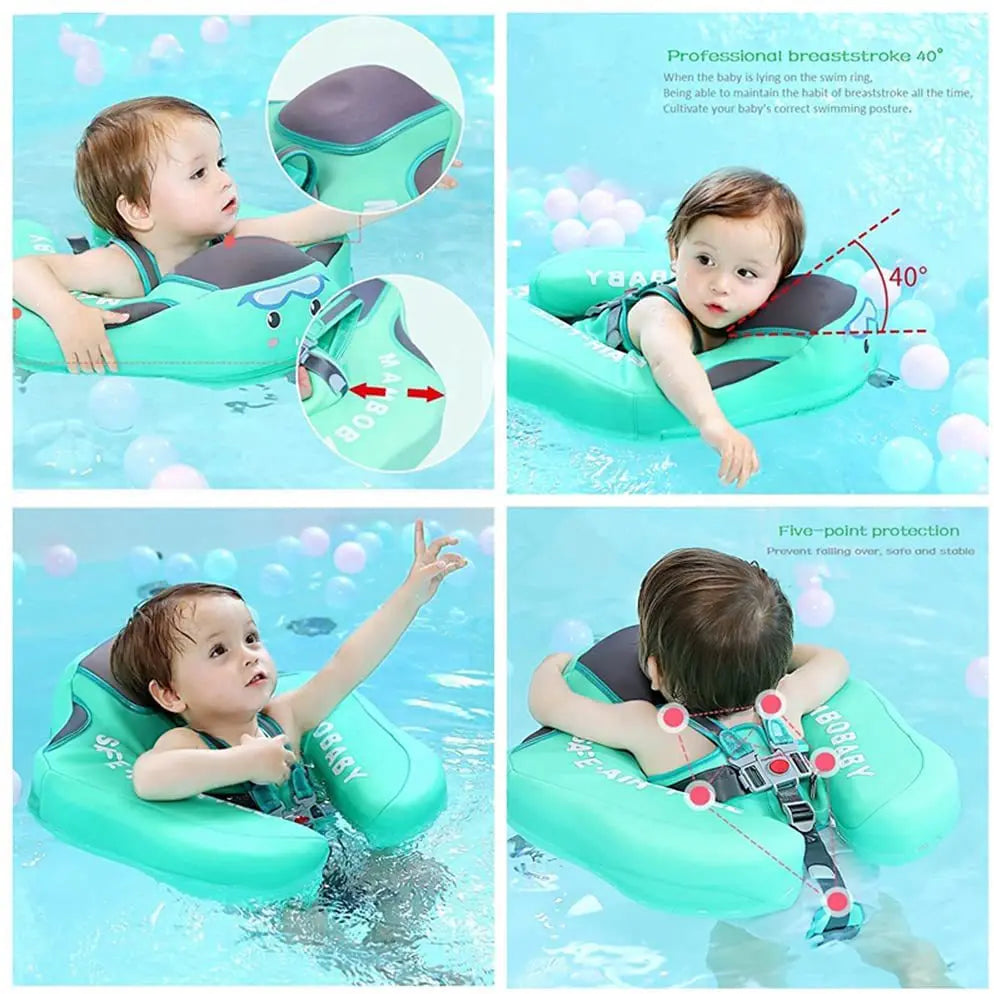 Newborn Baby Float Board New Baby Swimming Floating Toy Lying Around The Waist Solid Float Board Non-inflatable Toys