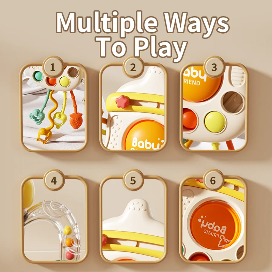 Hand Pull Chew Toy – 0–2 Years