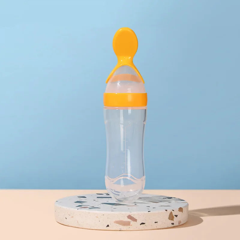 Silicone Baby Spoon Bottle – 2-in-1