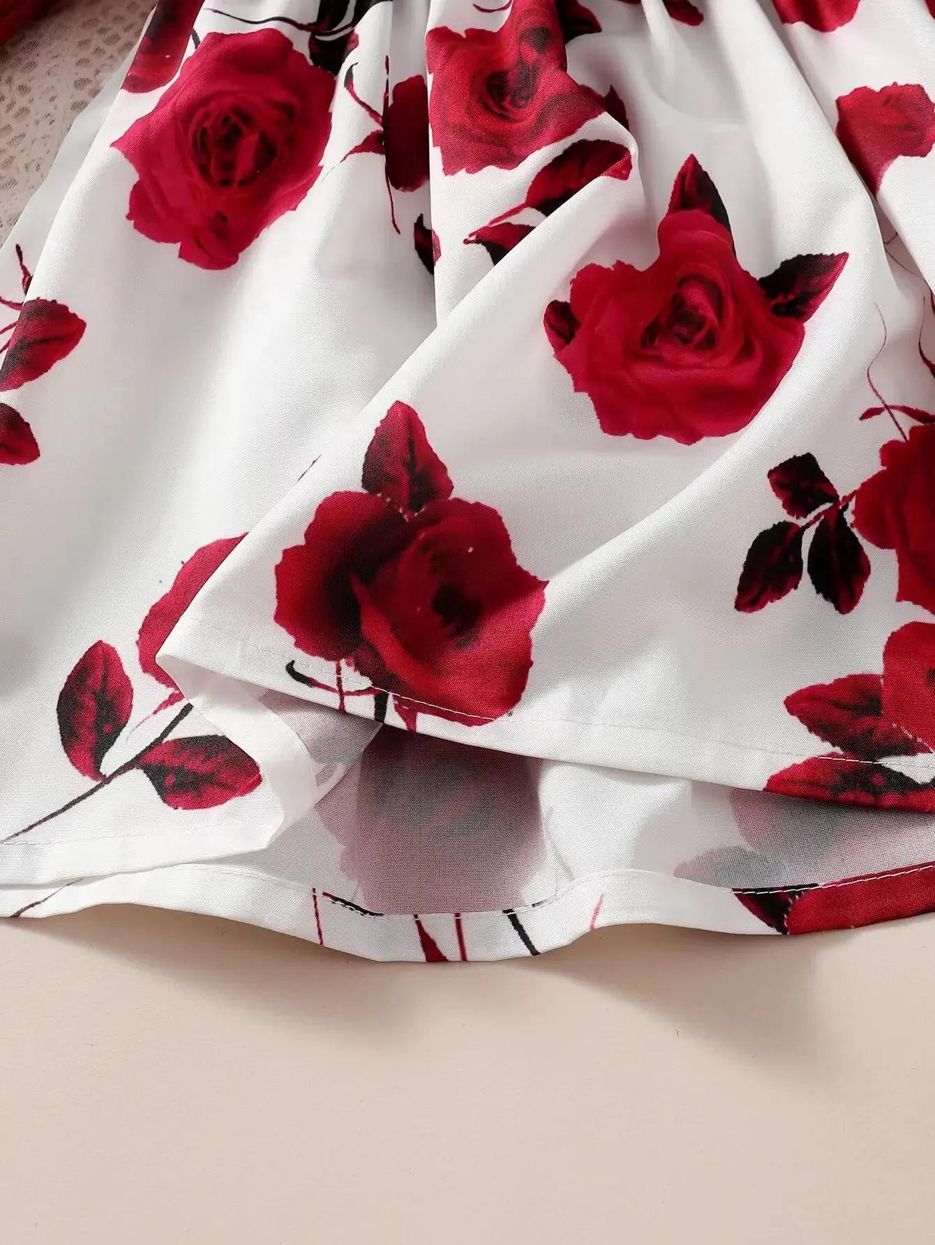 1-7 Years Fashion Dress for Children Girls Long Sleeved Flower Skirt with Belt Birthday Party Wear Outfits New Year's Clothing