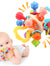 Soft Silicone Baby Rattle Ball – 0–12M