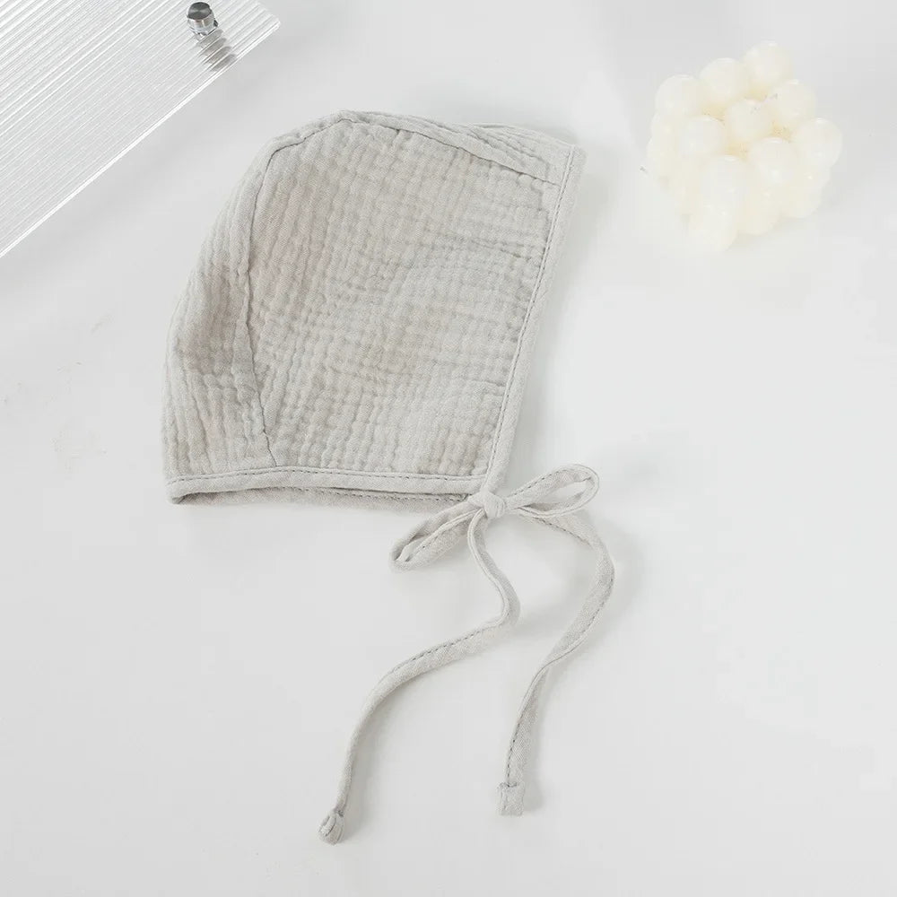Newborn Cap Child  Lacing Babies Knitted Cotton Solid Color cute Hat  Mother and Kids Supplies Baby Hats & Caps for 0-24 Months