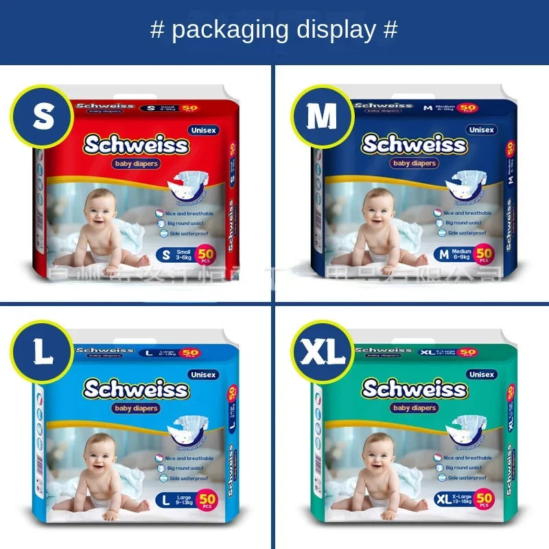 50pcs Baby Pull-Up Super Absorbent