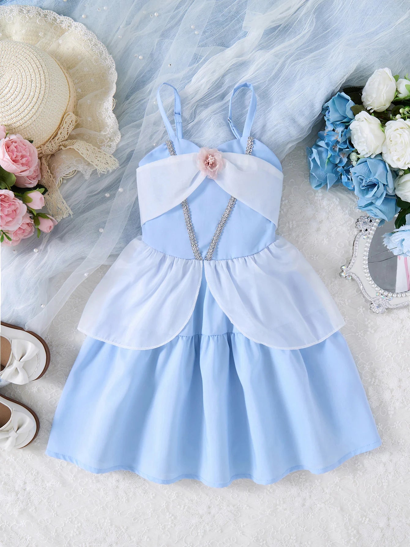 2-10yrs Children's Fashion Dresses Barbi White Snow Moana Dress Girls Casual Outfits Kids Princess Dress For Girls Slings Skirt