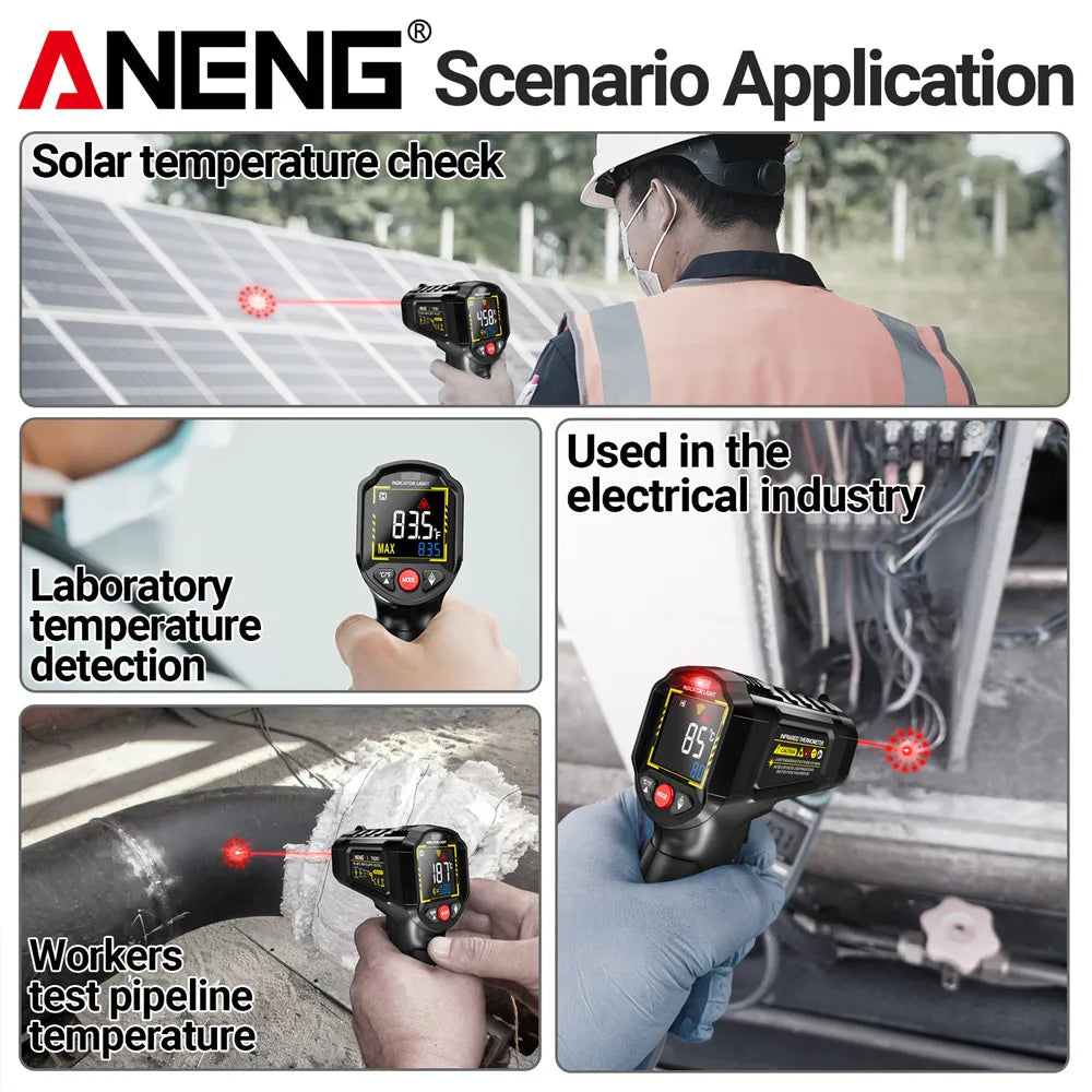 ANENG TH203 IR Thermometer –50~600℃