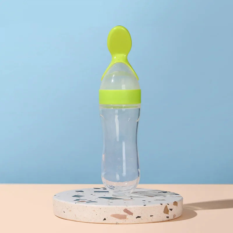 Silicone Baby Spoon Bottle – 2-in-1