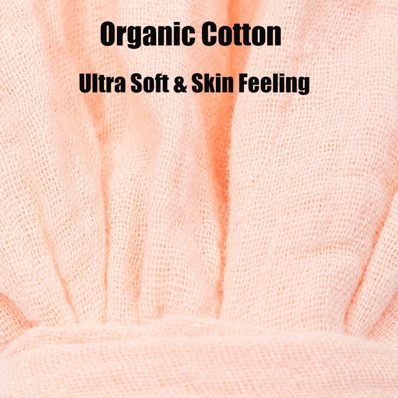 Organic Cotton Baby Nursing Bib and Blanket
