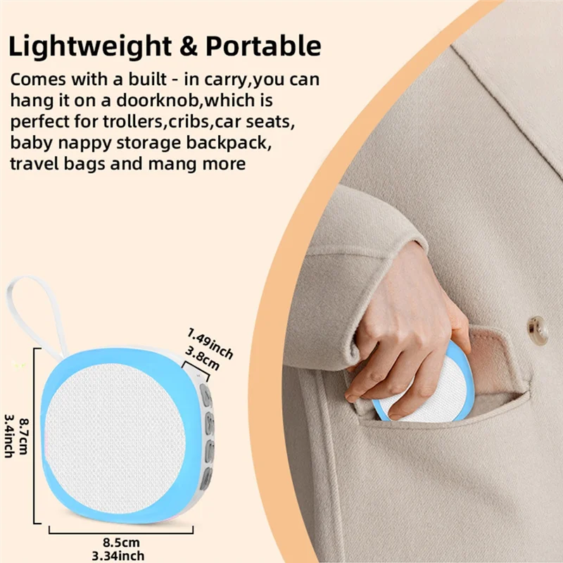 Y67A White Noise Sleep Machine Bluetooth