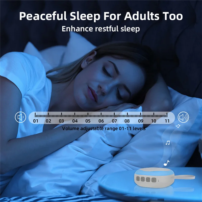 Y67A White Noise Sleep Machine Bluetooth