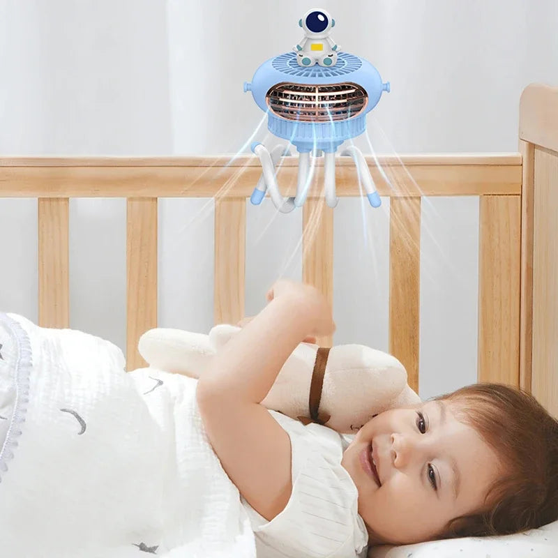 Mini Portable Baby Stroller Fan USB